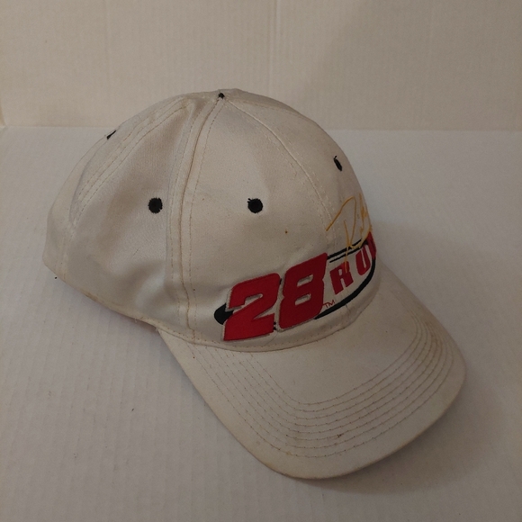 VINTAGE Ricky Rudd #28 Nascar Cap HAT Racing - Picture 2 of 4